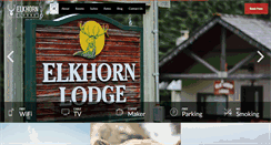 Desktop Screenshot of elkhornbanff.ca